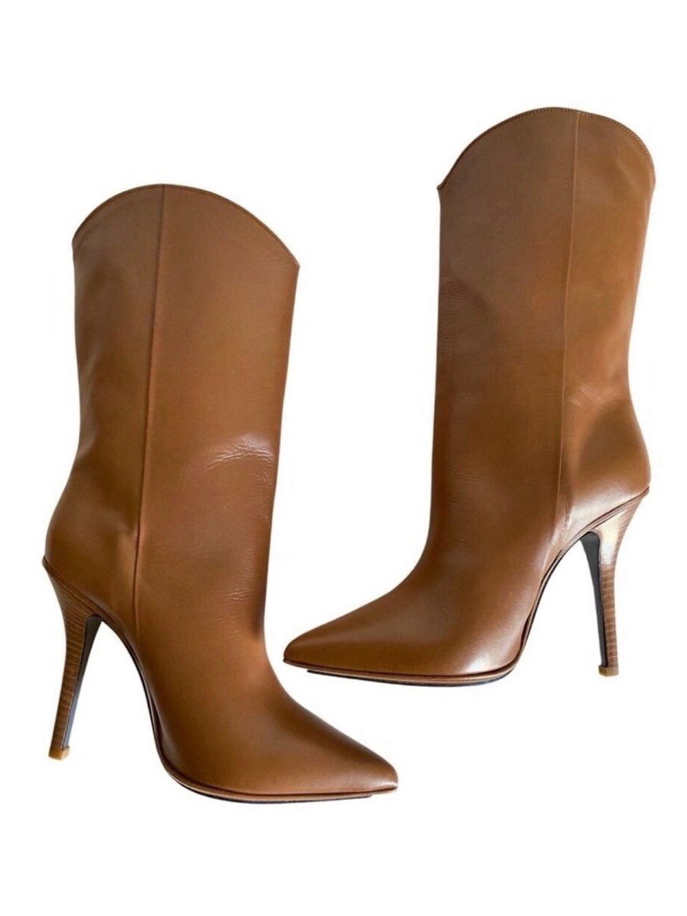 New Lucchese Clarissa Leather Boots 6.5
